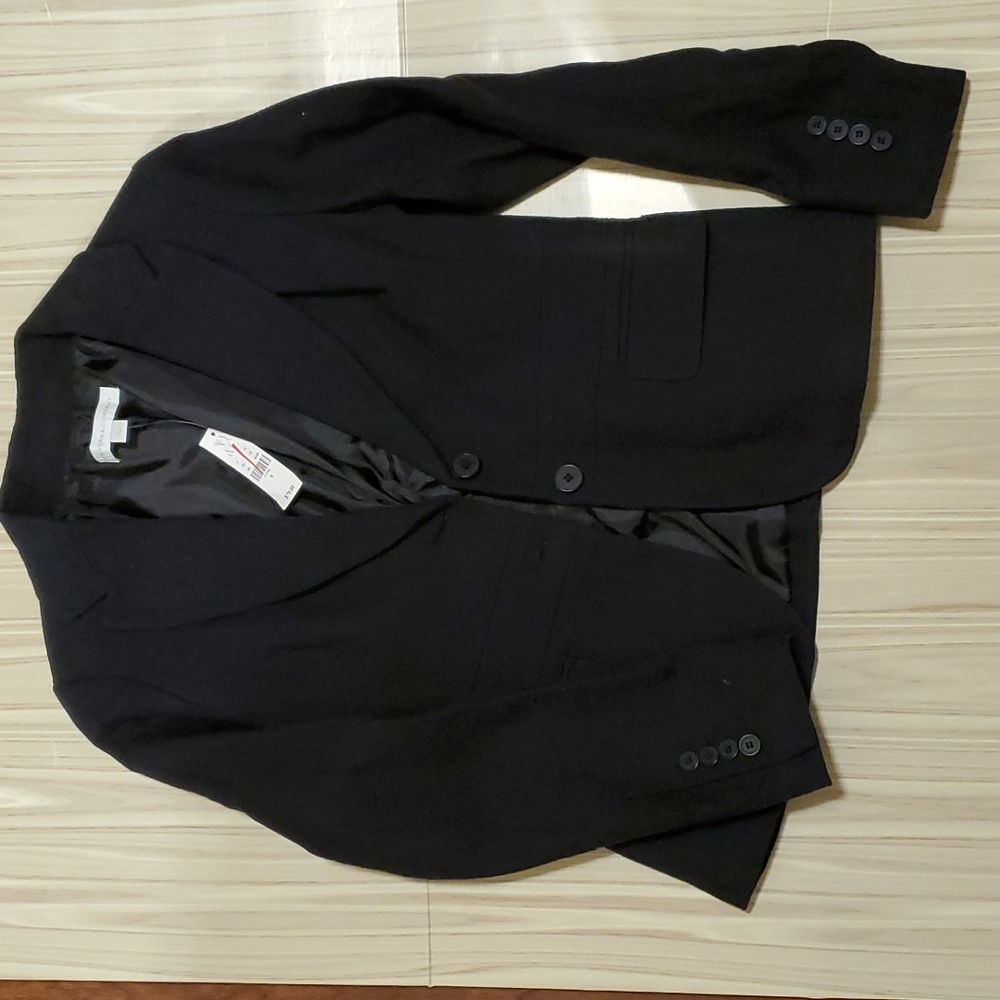 New York & Co black textured blazer